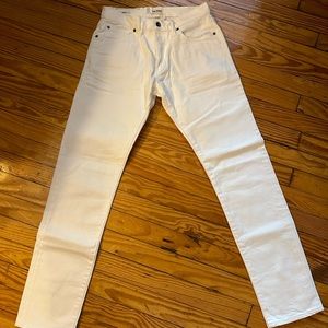Todd Snyder 28x32 white wash jeans